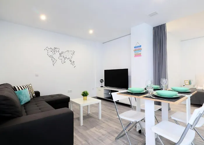 Apartamento Acogedor Loft En Bajo Centrico Con Parking Wifi