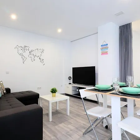 Apartman Acogedor Loft En Bajo Centrico Con Parking Wifi